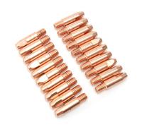 Zymoplas 20 pièces buses de soudage fil Portable alimentation 1.2mm détachable haute conductivité pointe support remplacement pour BINZEL 24KD