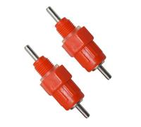 Zymoplas 20 pièces Poulet Distributeur d'eau ménage extérieur Poule Canard volaille Alimentation Buveur Cour Poussin Mamelon connecteur Adaptateur