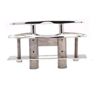 Zymoplas 316 Acier Inoxydable Taquet Bateau Base Tirer Bateau boulons Montage matériel d'amarrage Lourd Pont élévateur Devoir résistance à la Corrosion Accessoire, 5 Pouces