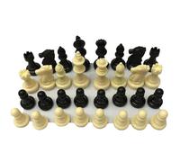 Zymoplas 32 pièces pièces d'échecs Figurines de Fabrication Accessoire de Jeu Jeux de Famille Polyvalent largement Applicable Ensemble d'échecs Exquis