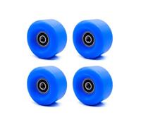 Zymoplas 4 pièces Composants de roulement de Roue de Patin Accessoires modifiés Patins à roulettes épais Roues avec roulements Accessoire de Sport de Plein air, Bleu