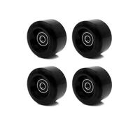 Zymoplas 4 pièces Composants de roulement de Roue de Patin Accessoires modifiés Patins à roulettes épais Roues avec roulements Accessoire de Sport de Plein air, Le Noir