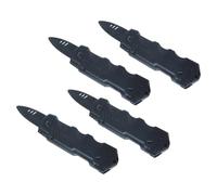 Zymoplas 4 pièces télescopique Formation rétractable Jouets Enfants Halloween Accessoire en Plastique Lisse Poignard modèle fête Jeu Accessoires