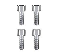 Zymoplas 4 pièces vélo Frein à Disque Fixation Blot modifié Partie Fixe blots manivelle vis Frein Pince fixateur Cyclisme raccords, Argent, M6x20