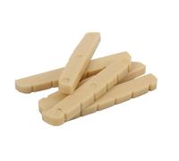Zymoplas 5 pièces guitare acoustique pont osseux Pour bonne intonation clarté Instrument pièces de rechange écrou de supérieur installation facile