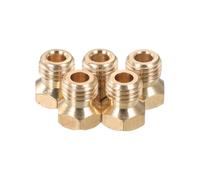 Zymoplas 5 pièces Jets buses buses plaque de cuisson Propane injecteurs brûleur GPL Kit Jets ga-s plaque de cuisson gpl g-as pour Propane G30, Buse 1.02 mm