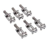 Zymoplas 6 pièces guitares électriques trémolo pont système de pièces de rechange cordes selles réparation entretien pour musical