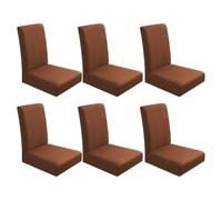 Zymoplas 6x housse de chaise élastique anti-poussière et résistante à l'usure en Polyester housse de chaise élastique extensible housses