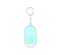 Zymoplas Alarme personnelle extérieure Portable Poche Sac à alertes sonores Lampe de Poche d'urgence pêche Jogging de sécurité, Bleu