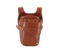 Zymoplas Amovible barbier Coiffeur Sac à Outils Peignes brosses Clips Stockage Pochette à bandoulière Outils Taille Sacs Accessoire de Coiffure, Brun