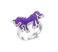 Zymoplas Anneaux d'humeur couleur changeante accessoires de doigt d'animal accessoires de déguisement formes multiples fête d'anniversaire de noël faveurs hommes