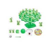 Zymoplas Arbre d'équilibre Spatial, Musique empilable, Jeu Joyeux et Simple, TPR, Double Jouet de interactif, Jouet d'équilibre Grenouille, Grenouille Verte