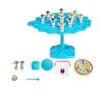 Zymoplas Arbre d'équilibre Spatial, Musique empilable, Jeu Joyeux et Simple, TPR, Double Jouet de interactif, Jouet d'équilibre Grenouille, Astronaute