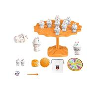 Zymoplas Arbre d'équilibre Spatial, Musique empilable, Jeu Joyeux et Simple, TPR, Double Jouet de interactif, Jouet d'équilibre Grenouille, Lapin
