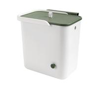 Zymoplas Bac de rangement domestique de grande capacité - Dites adieu à l'encombrement et le corps étroit ne prend pas de place et peut s'adapter, Blanc vert, 9L