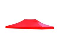 Zymoplas Bâche de rechange pour tente de camping, protection solaire, résistante aux déchirures et polyvalente, rouge, 3 x 4,5 m