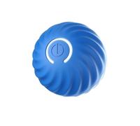 Zymoplas Balle révolutionnaire pour Chien, Balle roulante Interactive Amusante et Durable en TPR, roulante Durable et résistante à l'usure pour Animaux de Compagnie, Bleu