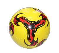 Zymoplas Ballon de Football Artisanal Exquis, Lisse et Pression intérieure équilibrée pour Le Jeu de Match, Coutures Fines, Milieu de Football, 1 Jaune