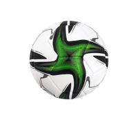 Zymoplas Ballon de Football de Taille 5 Essentiel Match Ligue avec la Couverture PVC d'entraînement Football Couverture PVC pour Une Manipulation Douce, Vert
