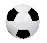 Zymoplas Ballon de Football de Taille Adulte 5 Jeu Puissance pour Les Enfants extérieurs d'entraînement PVC Football compétition, Noir et Blanc