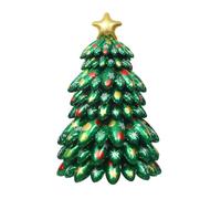 Zymoplas Ballons de noël en aluminium, fournitures de fête, décorations noël, ballon décoration fête adapté à Pour tous les endroits, multicolore, Sapin