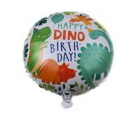 Zymoplas Ballons ronds enfants cadeaux maison ballon chambre décorations Kit 18 pouces atmosphère Arrangement beaux accessoires Photo, Éléments de dinosaure