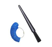 Zymoplas Bâton de taille de bague à l'échelle taille américaine jauge de mesure tenue dans la main intérieur extérieur voyage bijoux faisant des accessoires d'outils, Type 12