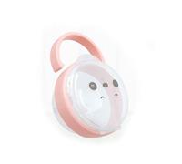 Zymoplas Bébé sucette boîte de rangement Clip PP dessin animé nouveau-né tout-petits mamelon étui réutilisable Portable sucette support organisateur, Rose