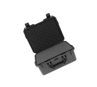 Zymoplas Boîte à Outils étanche et Durable, Serrure à Boucle et Espace pour Une Organisation Facile des BRIC-à-BRAC, Stockage en ABS Non Toxique, Noir, L