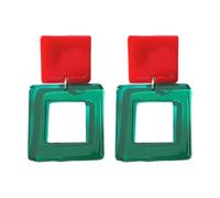 Zymoplas Boucles d'oreilles pendantes accessoires populaires Long motif cerceau boucle d'oreille cadeau d'anniversaire dame décorations crochet d'oreille fête plage utilisation