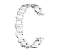 Zymoplas Bracelet de montre en acier inoxydable - Facile à porter au quotidien, bracelet de montre en métal, bracelets, à la mode, beaux cadeaux, argent