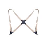 Zymoplas Bretelles pour hommes, accessoires élégants et polyvalents pour chaque tenue, bretelles de Style à la mode, ceinture de pantalon pour adultes, Beige