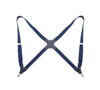 Zymoplas Bretelles pour hommes, accessoires élégants et polyvalents pour chaque tenue, bretelles de Style à la mode, ceinture de pantalon pour adultes, bleu foncé