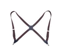Zymoplas Bretelles pour hommes, accessoires élégants et polyvalents pour chaque tenue, bretelles de Style à la mode, ceinture de pantalon pour adultes, café