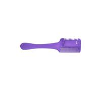 Zymoplas Brosse de coupe de cheveux avec poignée Produit de beauté à double usage Cheveux plus fins Hommes Accessoires de rasage Barber Tondeuse, Violet