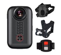 Zymoplas Caméra WiFi pour Animaux de Compagnie avec télécommande pour Les Aventures Quotidiennes, Collier sans Fil, caméra avec d'action, Sport, Pas de Carte, Combinaison