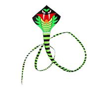 Zymoplas Cerf-Volant en Forme de Serpent, Ligne de cerf-Volant à Longue Queue avec poignée, Fournitures de fête de Printemps, Jouet en Tissu pour Adulte, pour Cour, Parc, pelouse, 11M