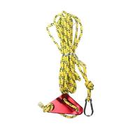 Zymoplas Chaîne décorative pour tente de camping, petite chaîne pratique pour éclairage suspendu et lumières de Noël (3/6 m), jaune, 3 m