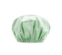 Zymoplas Chapeau de couchage femme fournitures couches imperméable élastique douche cheveux casquettes résistant à l'huile couleur fille tête couverture ménage, Vert