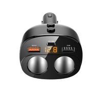 Zymoplas Chargeur de Voiture USB Portable Multi-Port téléphone Portable QC3.0 Type-c Adaptateur de Charge répartiteur Puissance Accessoires Camion Camping-Car
