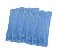 Zymoplas Chaussettes d'écumage de Piscine en Maille de Nylon, pour Le Nettoyage la Piscine, largement applicables, Ces Chaussettes limitation élastiques sont faciles à Installer, Bleu, 20 Morceaux