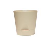Zymoplas Contrôle des racines Pot de plantes succulentes en plastique jardin Pots de fleurs épais planteur trou de Drainage intérieur extérieur balcon, Kaki