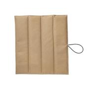 Zymoplas Coussin de Camping en Mousse isolé, pour Les Sports d'hiver en Plein air Les événements Stade, Petit Coussin Pliant Tissu Oxford, d'assise, Kaki