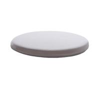 Zymoplas Coussin de chaise rond doux et confortable, sans boulochage, avec coussin de chaise rond en Polyester détachable, Gris clair, 40X40cm