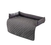 Zymoplas Coussin pour animal de compagnie en peluche et confortable pour animal de compagnie, couverture pour canapé, lit, gris foncé, 90 x 120 cm