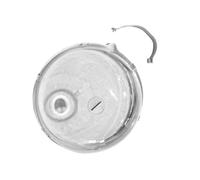 Zymoplas Couvercle anti-pulvérisation pour four à Pour micro-ondes Couvercle transparent pour four à mazout avec poignée Pièces de rechange pour ustensiles de cuisine, Type 2