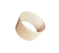 Zymoplas Couvercle de lampe tissé facile à installer, pour un éclairage sans effort, abat-jour élégant, lampe de Table, Beige, 25x15cm