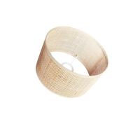 Zymoplas Couvercle de lampe tissé facile à installer, pour un éclairage sans effort, abat-jour élégant, lampe de Table, Beige, 16x12cm