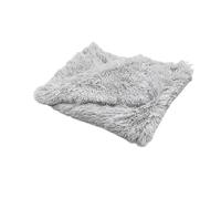 Zymoplas Couverture Chaude et Confortable pour Animaux de Compagnie, Environnement de Sommeil paisible pour ami à Fourrure, Tapis Sommeil Doux et Chaud en Peluche pour Animaux Compagnie, Gris Clair
