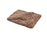 Zymoplas Couverture Chaude et Confortable pour Animaux de Compagnie, Environnement de Sommeil paisible pour ami à Fourrure, Tapis Sommeil Doux et Chaud en Peluche pour Animaux Compagnie, Café